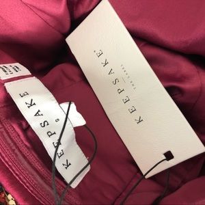 KEEPSAKE the Label Dresses - NWT Keepsake Keep Watch Wine Red Strapless Dress KEEPSAKE the Label Dresses - NWT Keepsake Keep Watch Wine Red Strapless Dress
